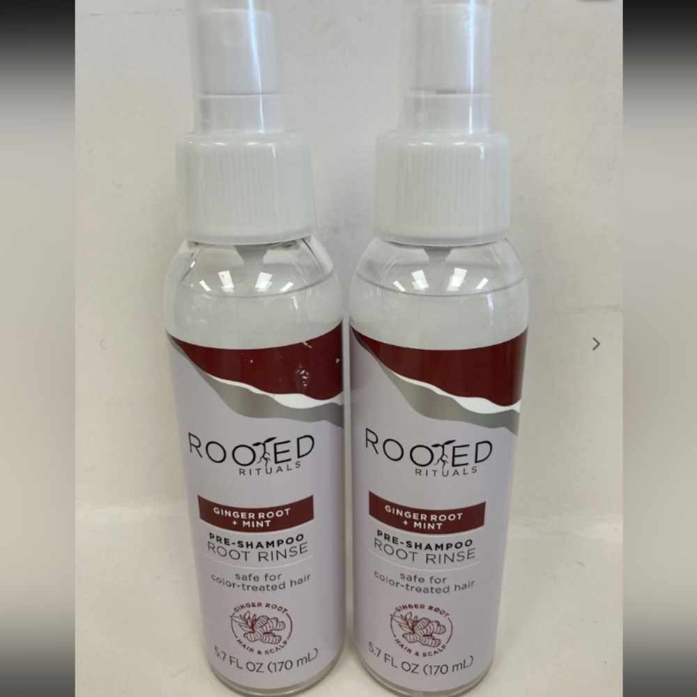 2 pk of rooted rituals pre shampoo root rinse